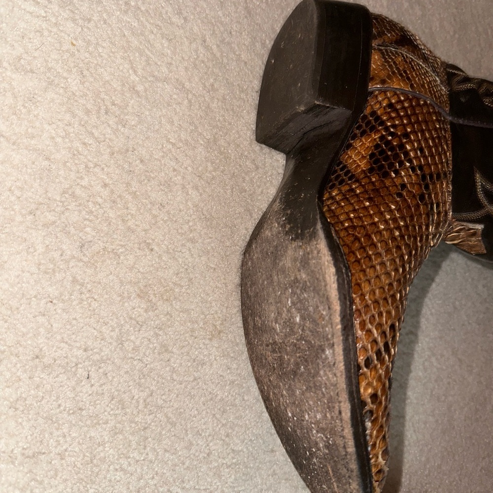 Jb Dillon Reserve Honey Python Boots. - image 4